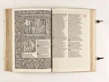 The Kelmscott Chaucer - The Works of Geoffrey Chaucer Now Newly Imprinted, 1896. Creator: Sir Edward Coley Burne-Jones