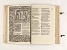 The Kelmscott Chaucer - The Works of Geoffrey Chaucer Now Newly Imprinted, 1896. Creator: Sir Edward Coley Burne-Jones