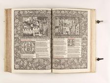 The Kelmscott Chaucer - The Works of Geoffrey Chaucer Now Newly Imprinted, 1896. Creator: Sir Edward Coley Burne-Jones