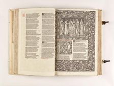 The Kelmscott Chaucer - The Works of Geoffrey Chaucer Now Newly Imprinted, 1896. Creator: Sir Edward Coley Burne-Jones