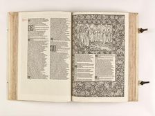 The Kelmscott Chaucer - The Works of Geoffrey Chaucer Now Newly Imprinted, 1896. Creator: Sir Edward Coley Burne-Jones