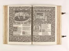 The Kelmscott Chaucer - The Works of Geoffrey Chaucer Now Newly Imprinted, 1896. Creator: Sir Edward Coley Burne-Jones