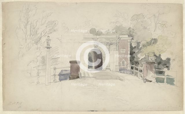 The Kennemer or Nieuwpoort in Haarlem, 1837-1888. Creator: Johannes Josephus Destree.