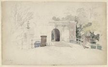 The Kennemer or Nieuwpoort in Haarlem, 1837-1888. Creator: Johannes Josephus Destree