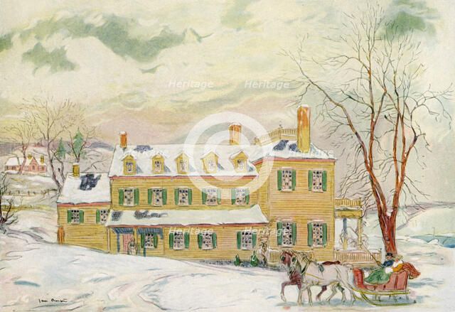 The Kendall House, Virginia, USA, c18th century (1921).Artist: James Preston