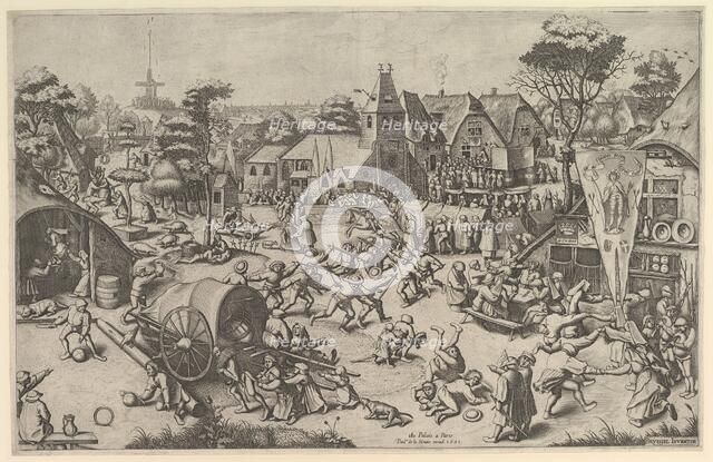 The Kermis of Saint George, ca. 1569; printed 1601. Creator: Johannes van Doetecum I.