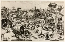 The Kermis of Saint George, c. 1559. Creator: Johannes van Doetecum I