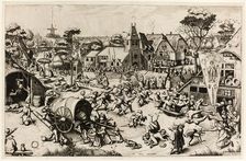 The Kermis of Saint George, c. 1559. Creator: Johannes van Doetecum I
