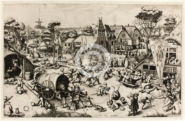 The Kermis of Saint George, c. 1559. Creator: Johannes van Doetecum I.