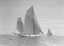 The ketch Corisande under sail, 1911. Creator: Kirk & Sons of Cowes