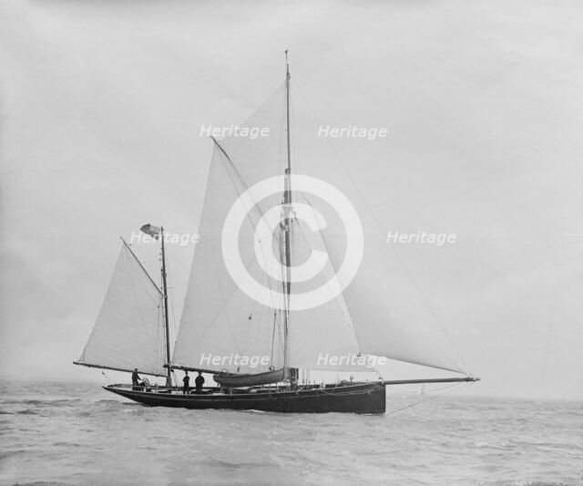 The ketch 'Palatina' under way. Creator: Kirk & Sons of Cowes.