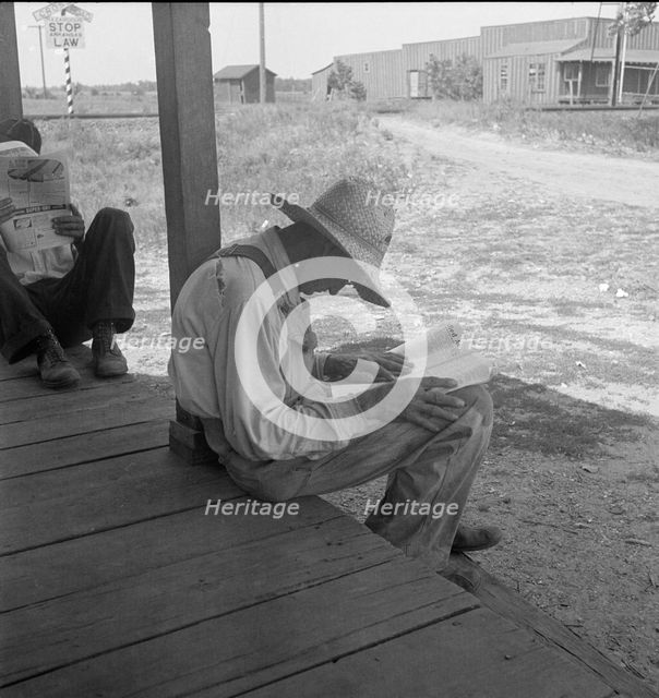 The key figure in the 1936 presidential campaign, the American farmer, Oklahoma, 1936. Creator: Dorothea Lange.