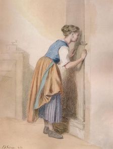 The Keyhole 1869, (1938). Artist: Pierre Edouard Frere