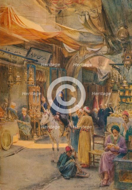 'The Khan Khalil, Cairo', c1905, (1912). Artist: Walter Frederick Roofe Tyndale.