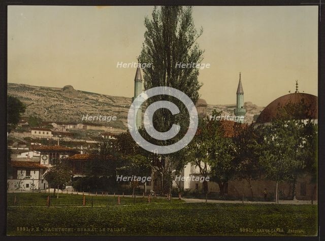 The Khan's Palace in Bakhchisaray, 1890-1900.