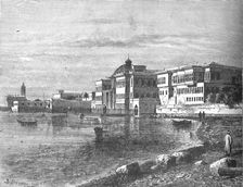 The Khedive's Palace at Ras-El-Tin, Alexandria c1882-85.. Artists: Unknown, B Strassberger