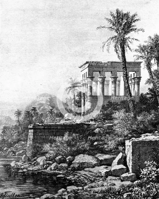 'The Kiosk, Philae Temple, Egypt', 1881. Artist: Unknown