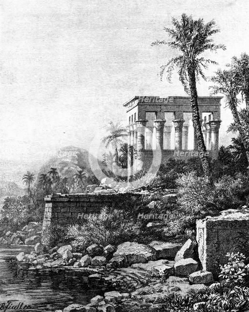 'The Kiosk, Philae Temple, Egypt', 1881. Artist: Unknown
