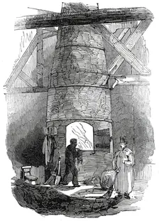 The Kiln, London Docks, 1845. Creator: Unknown