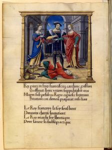 The king crushing the heresy, ca 1531