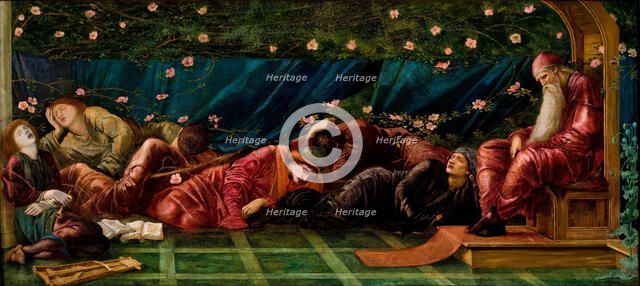 The King and His Court, 1871-1873. Creator: Burne-Jones, Sir Edward Coley (1833-1898).