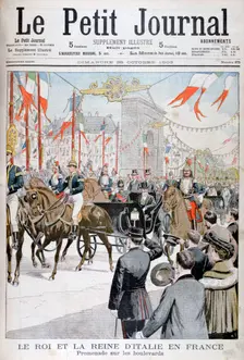 The King and Queen of Italy in France, 1903