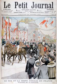 The King and Queen of Italy in France, 1903