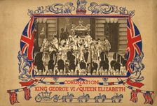 The King and Queen Leaving Buckingham Palace 1937. Creator: Photochrom Co Ltd of London