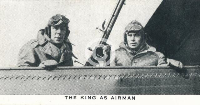'The King as Airman', 1918 (1937). Artist: Unknown.