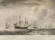 The King George Disabled..., 1753. Creator: John Boydell