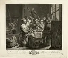The King Drinks, 1766. Creators: Jacques Claude Danzel, Baisiez