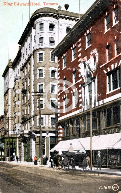 The King Edward Hotel, Toronto, Canada, 1911. Artist: Unknown