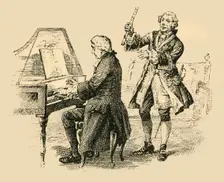 The King exclaimed repeatedly, "Only one Bach! Only one Bach!" , (1907). Creator: Unknown