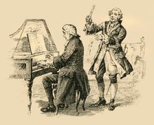 The King exclaimed repeatedly, "Only one Bach! Only one Bach!" , (1907). Creator: Unknown