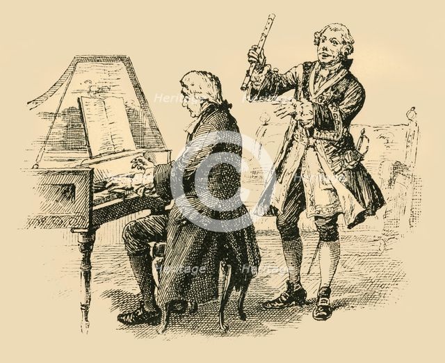 'The King exclaimed repeatedly, "Only one Bach! Only one Bach!" ', (1907). Creator: Unknown.