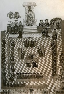 The King in Parliament c1515, (1902).Artist: Thomas Wriothesley