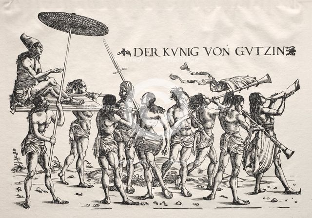 The King of Cochin. Creator: Hans Burgkmair (German, 1473-1531).