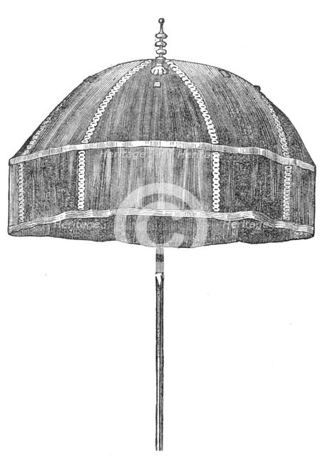 The King of Ashantee's State Umbrella, 1874. Creator: Unknown.