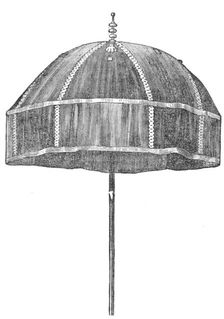 The King of Ashantee's State Umbrella, 1874. Creator: Unknown