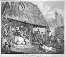 The King of Dahomey's levee, 1793. Creator: Francis Chesham