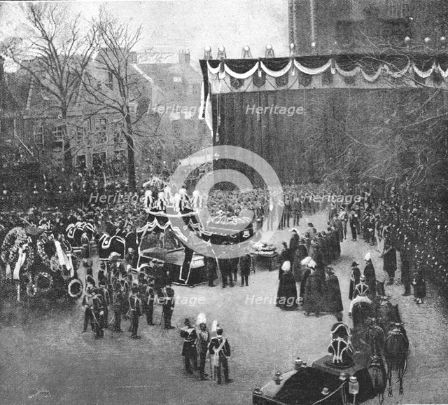 ''The King of Holland's Funeral at the Hague', 1890. Creator: Unknown.