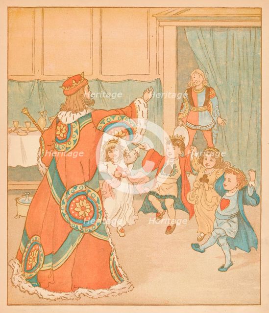 'The King of Hearts, Called for those Tarts', 1880. Creator: Randolph Caldecott.