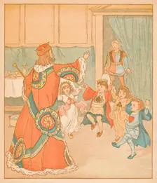 The King of Hearts, Called for those Tarts 1880. Creator: Randolph Caldecott