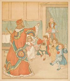 The King of Hearts, Called for those Tarts 1880. Creator: Randolph Caldecott
