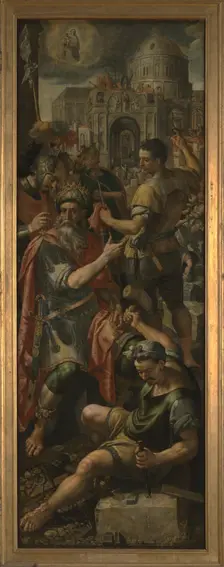 The King of Silesia has a Church Built in Honour of Mary, 1590. Creator: Martin de Vos
