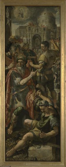 The King of Silesia has a Church Built in Honour of Mary, 1590. Creator: Martin de Vos