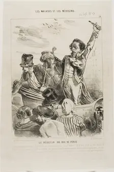 The King of Persia's Doctor (plate 19), 1843. Creator: Charles Emile Jacque