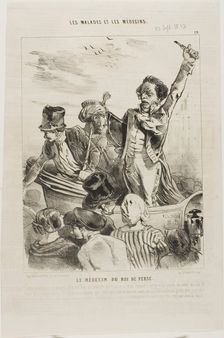 The King of Persia's Doctor (plate 19), 1843. Creator: Charles Emile Jacque