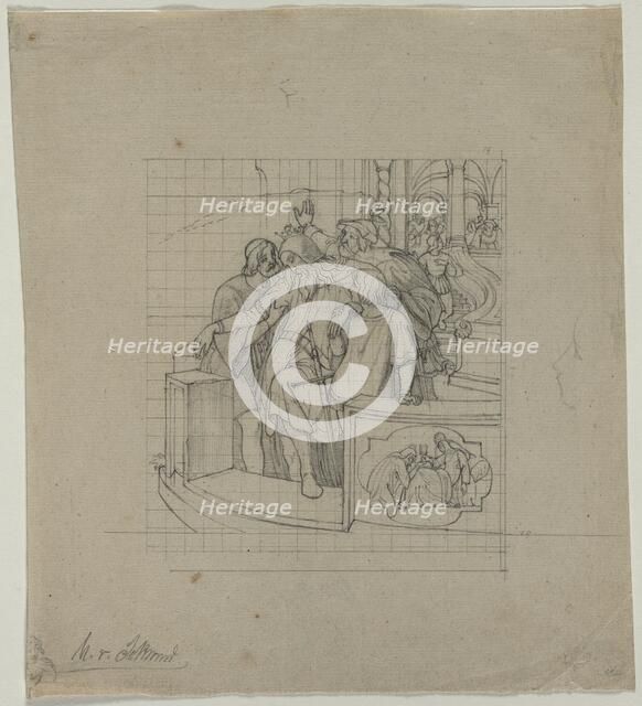 The King of Thule, second or third quarter 1800s. Creator: Moritz von Schwind (German, 1804-1871).