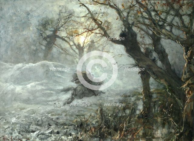 The King of the woods, ca 1887. Artist: Klever, Juli Julievich (Julius), von (1850-1924)